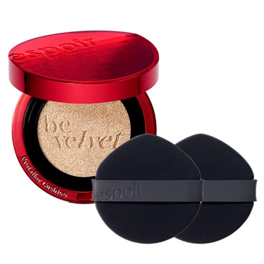 Espoir Pro Tailor Bee Velvet Cover Cushion 13g + Puff, No. 21 Ivory, 1 Set