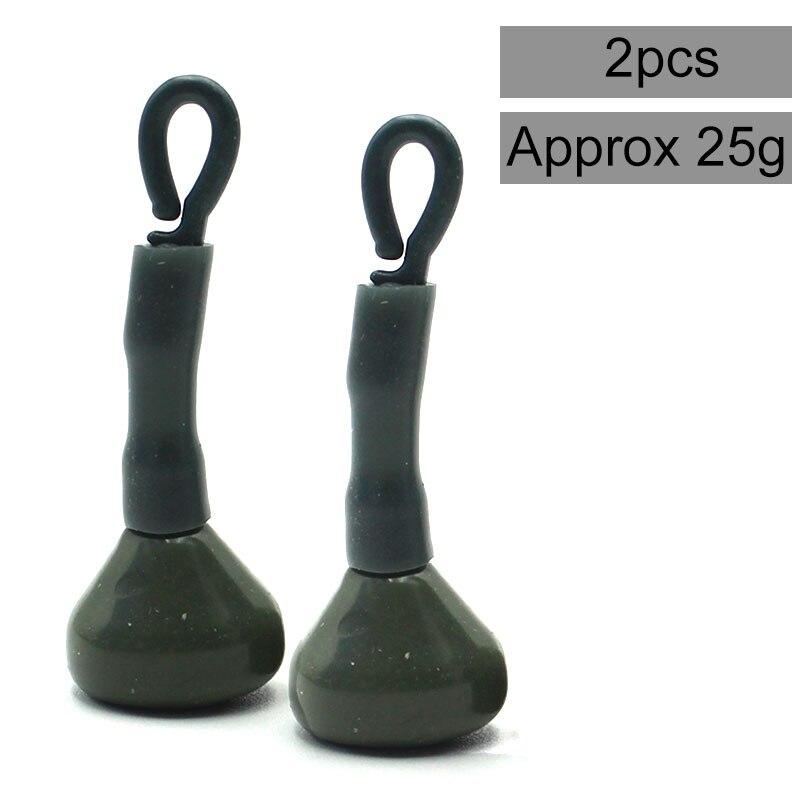 2 шт., инструменты для ловли карпа, задние зажимы для грузила, весовые аксессуары, экологическое покрытие, быстро тонущие снасти для ловли карпа