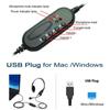 USB 3,5 мм шумоподавляющие проводные наушники с микрофоном универсальная компьютерная гарнитура для ПК легкие проводные наушники для ПК ноутбука
