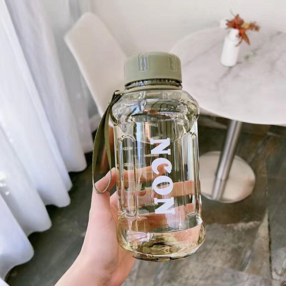 850/1100/1300 мл прозрачная бутылка для воды большой емкости дорожный чайник для занятий спортом на открытом воздухе питьевая чашка