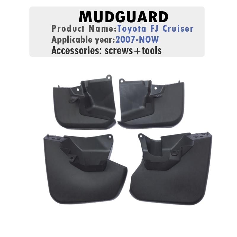 2007 2008 2009 - FOR Toyota FJ Cruiser Mudguard Fender Mud Flap Guards Splash Mudflaps Car Accessories Front Rear 4pcs