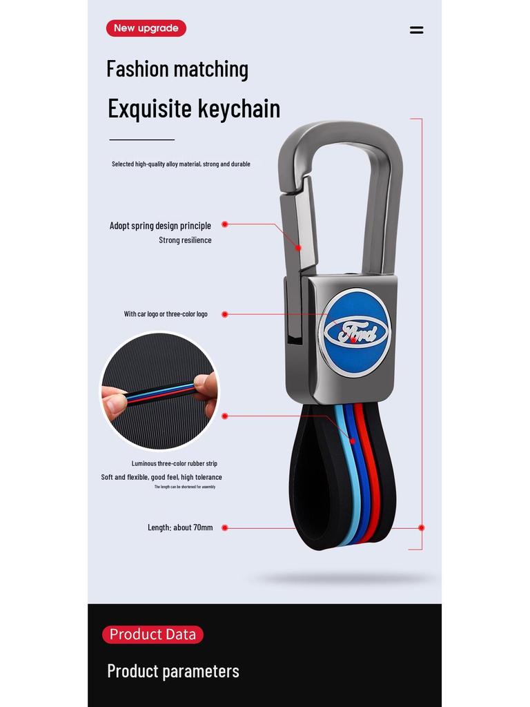 Ford Escort, Focus, Everest, Ecosport, Mondeo Keychain Shell (Old Model)