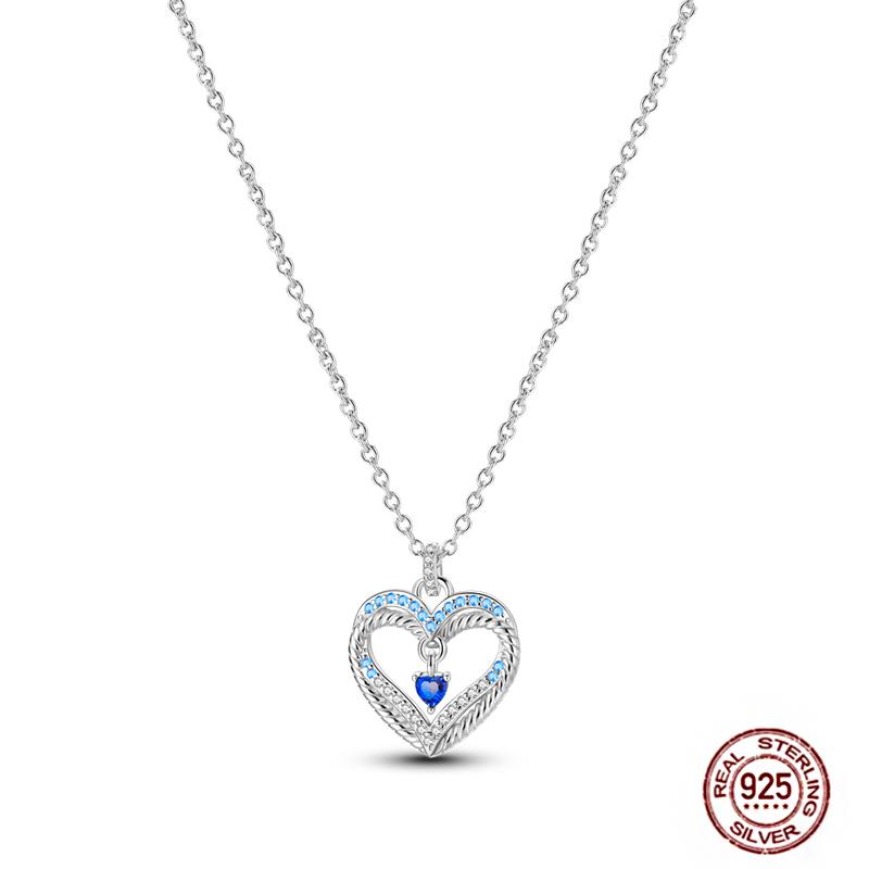 Copper Pendant Necklace Pink Heart Star Moon Firefly Plant Charm Basic Chain Necklaces Original Festival Jewelry For Women G