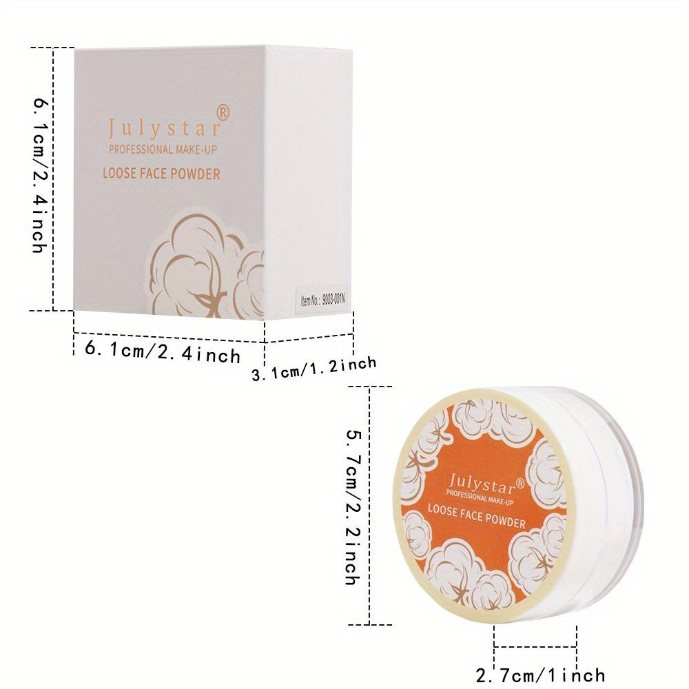 Waterproof and Anti-Sweat Concealer Powder Light Nude Contouring Matte Powder Setting Must-Have Makeup Setting Powder Essential for Summer