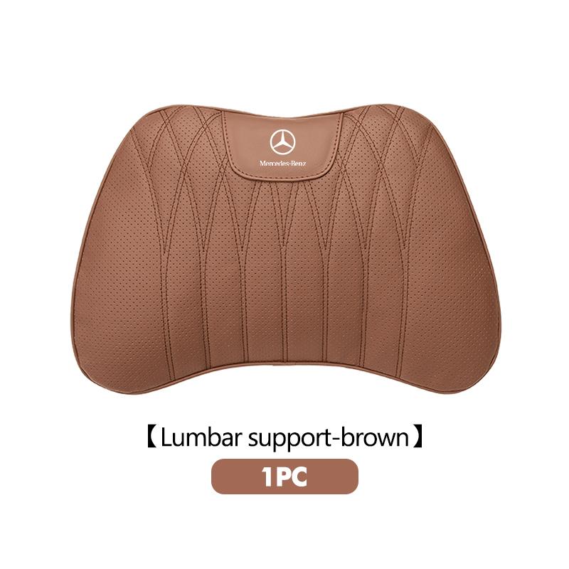 Car Headrest Waist Rest Neck Support Lumbar Cushion Soft Pillow For Mercedes Benz W202 W212 W126 W140 W168 W177 CLS GLE GLC GLS BE1