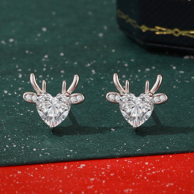 Серьги Higu из серебра 925 пробы на Рождество E1080/E1055/E1002/E1162/E1429-E1443