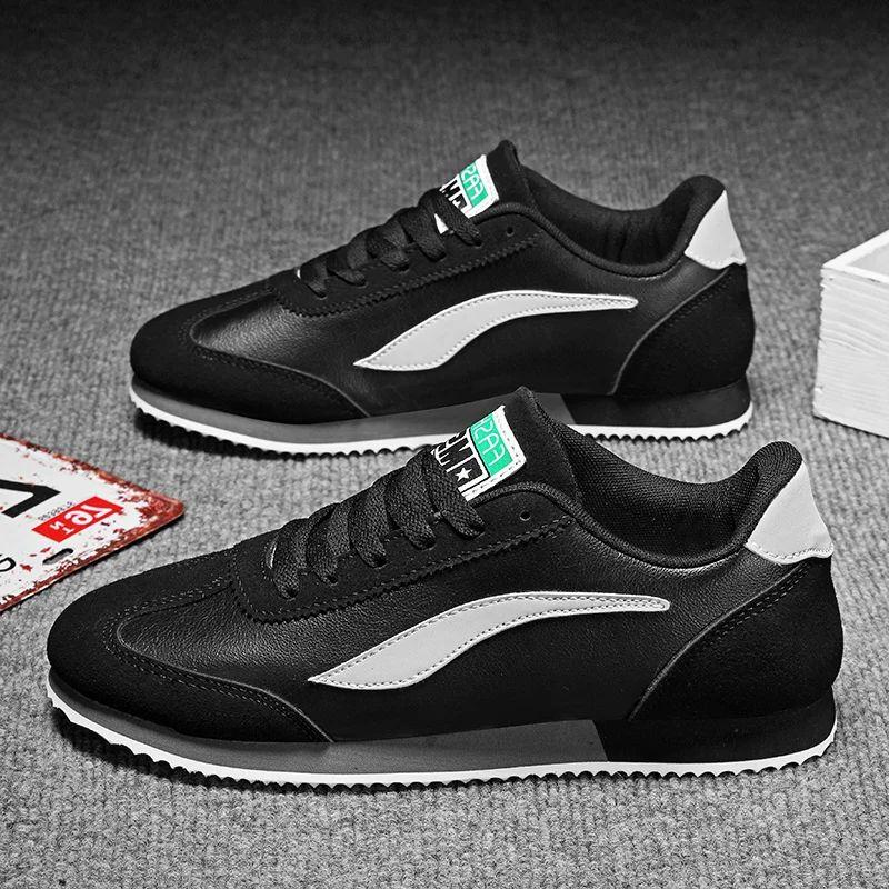 Модные синие кроссовки для мужчин, дизайнерская повседневная спортивная обувь, мужская спортивная обувь, дышащие туфли на плоской подошве, кроссовки для мужчин, кроссовки для ходьбы