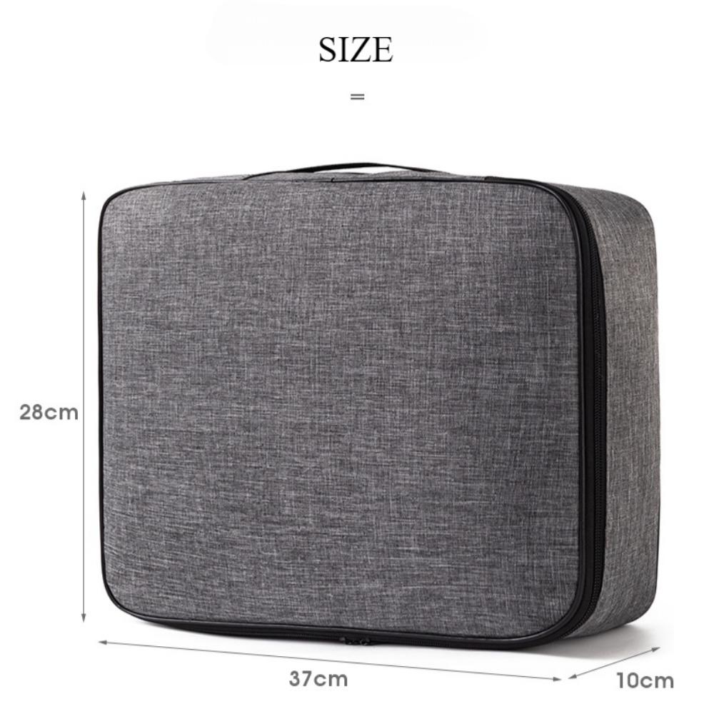 Home ID storage bag, large capacity household certificate passport card bag, waterproof, dustproof, moisture-proof, mosquito proof, storage bag