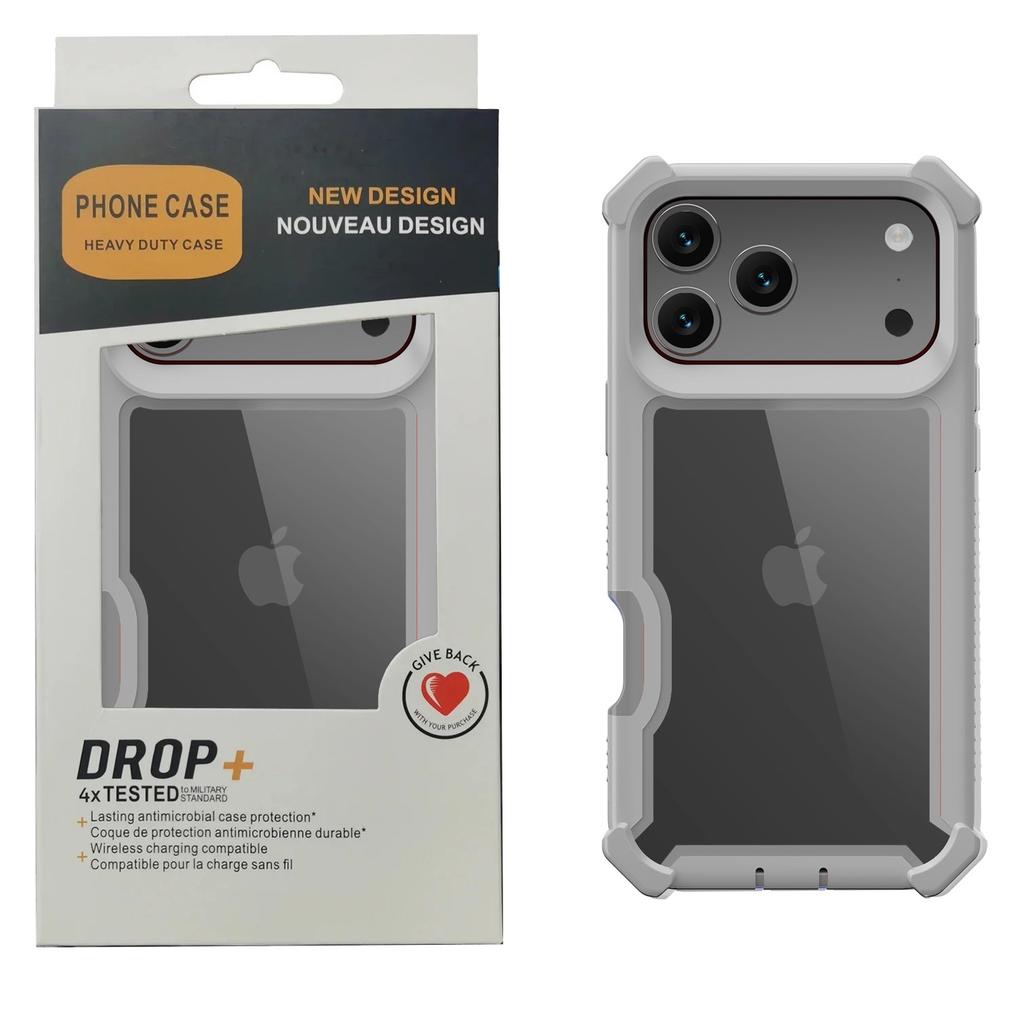 С коробкой 3-в-1 Сверхпрочный военный бронированный чехол для телефона для IPhone 17 Pro Max 16 15 14 13 12 Otter Прочная противоударная защитная крышка