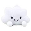 Charming White Cloud Plush Toy With Soft Fabric And Cute Design For Keychain Use