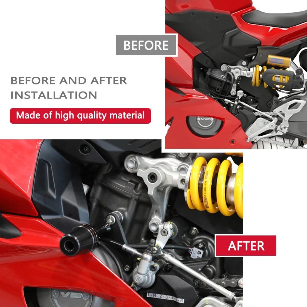 Frame Sliders For Ducati PANIGALE V2 S Panigale v2s 2025 2026 Motorcycle Accessories Frame Slider Crash Mushrooms Anti-fall Ball
