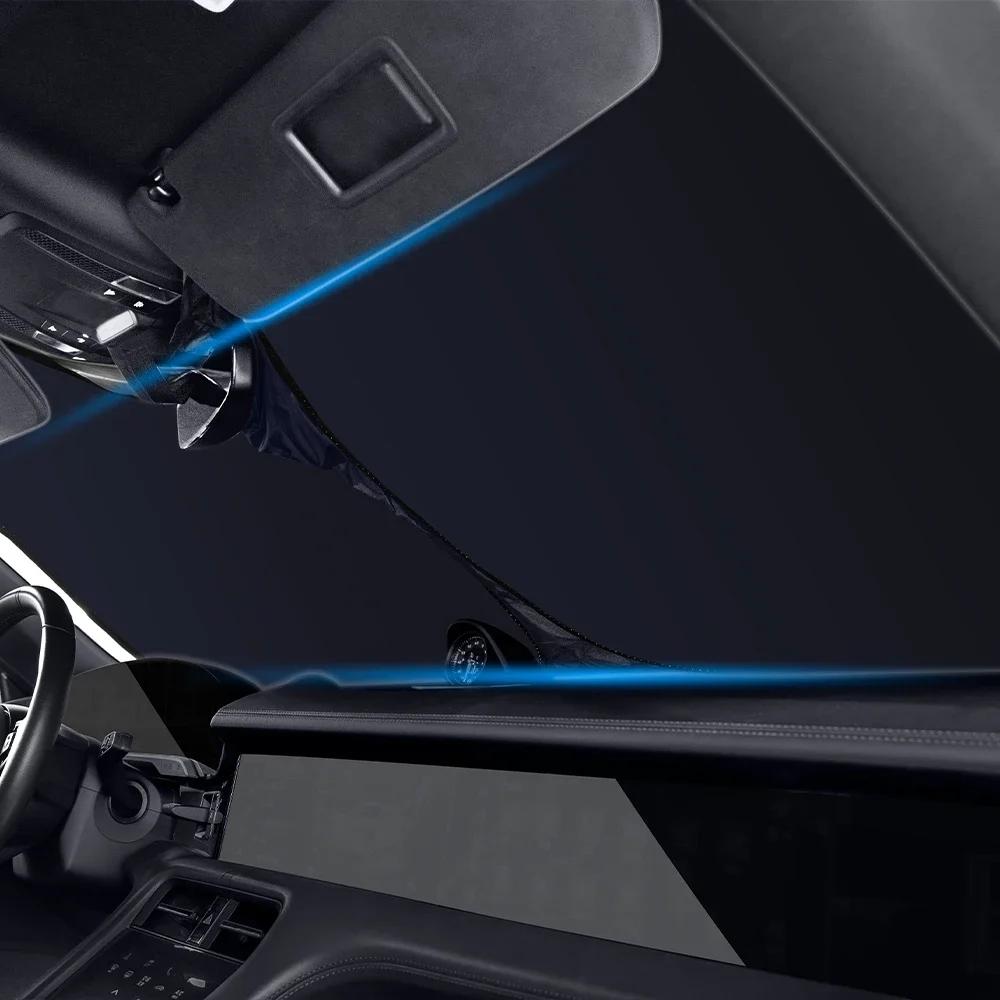 AAKA1 Car Sunshade Cover Windshield Sun Shade Visor Interior For Volvo XC90 V90 V60 XC60 V40 S80 S60 S90 C40 XC40 V70 XC70 C30 C70