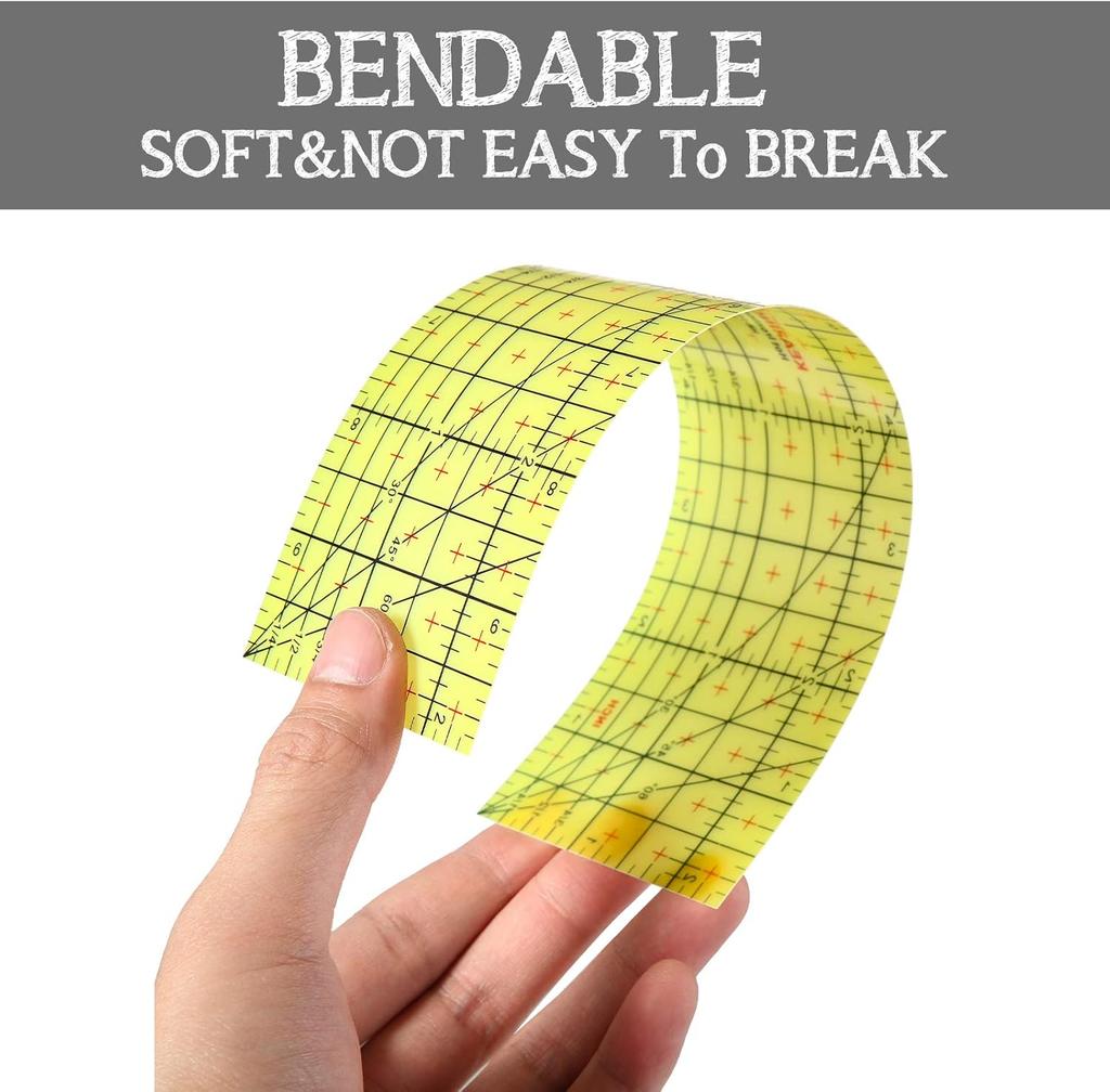 Горячая линейка для утюга Горячая гладильная измерительная линейка для шитья Аксессуары для подгибки Инструмент для прессования Термостойкие аксессуары Инструмент для квилтинга своими руками