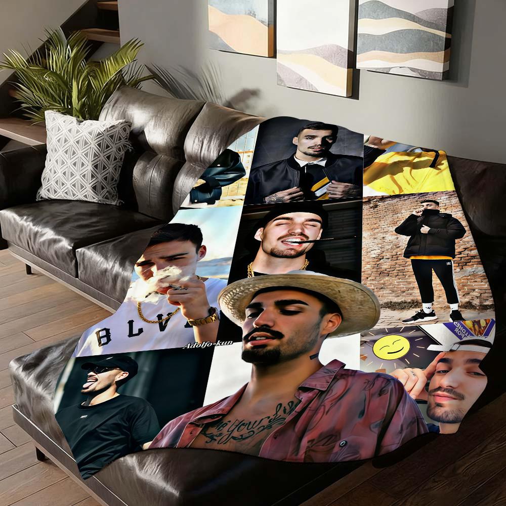 Spanish rapper Rels B Blanket For Sofa Office Bed Plane Travel Sleep Read Relax Camping Soft And Warm