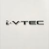 3D Chrome Metal Car Letters Rear Trunk Badge Emblem IVTEC Logo I VTEC Sticker For Honda City Civic Accord Jazz CRV  Accessories AL7