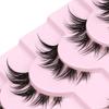 Handmade False Eyelashes Wispy Fluffy 3D Messy Fake Lashes  Eye Makeup Tools