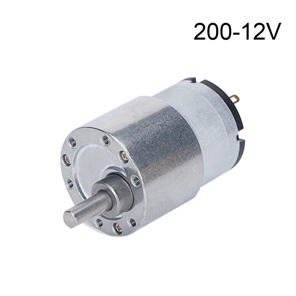 6В/12В/24В 7~960 об/мин Миниатюрный высокомоментный редукторный двигатель Микроскоростной реверсивный электрический редукторный двигатель
