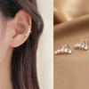 925 Sterling Silver Multi-Pearl Ear Clip Female Temperament Without Pierced Fashion Jewelry EH242