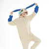 Funny Monkey Bear Cat Jumpsuit Onesie for Adults Cartoon Kigurumi Pajamas for Halloween Jumpsuits Pijama Women Men Cosplay Costume