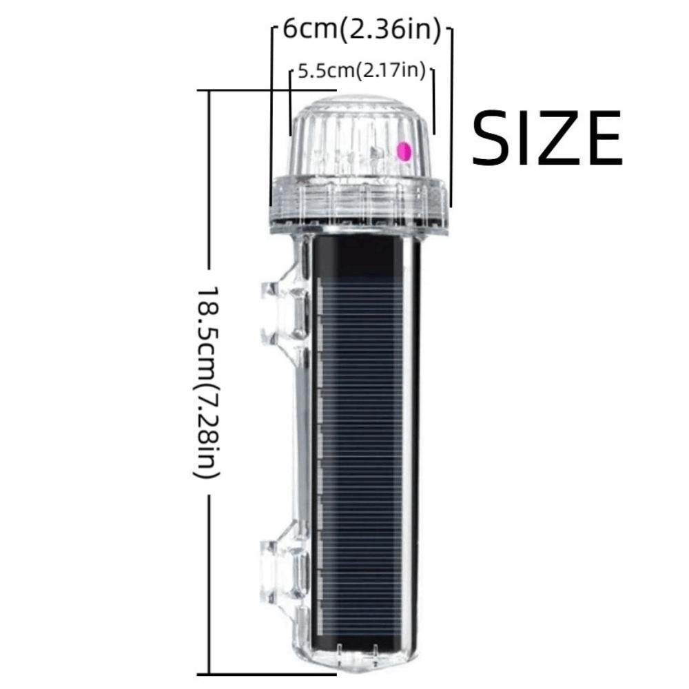 Waterproof Solar Ocean Signal Light Tricolor Light LED Warning Light  Boat Lighting