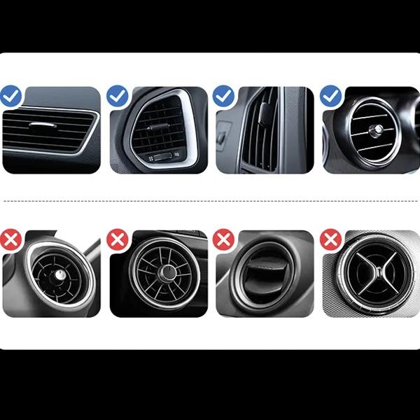 USAMS Магнитный держатель Универсальныйus-Zj075 Для решетки вентиляции. Черный/Черный Zj75Zj01