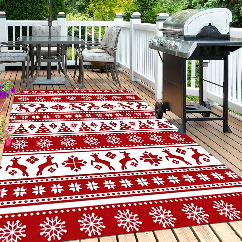 Christmas Nordic Design Carpet Home Decor Printing Room Protective Pad Bathroom Mat