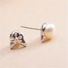 Sophisticated Cat Ear Studs Stylish Cat Earring Jewelry for Fashions Enthusiasts