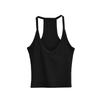 Deep V Neck Skinny Camisole Tank Vest Top Women All-match Y2K Slim Fitted Tops  Summer