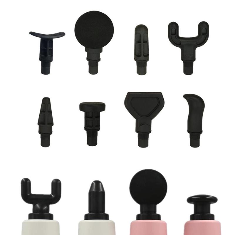 8 шт. Сменные головки для массажного стимулятора мышц, для расслабления тела, формирования, упражнений, массажные головки для фасции