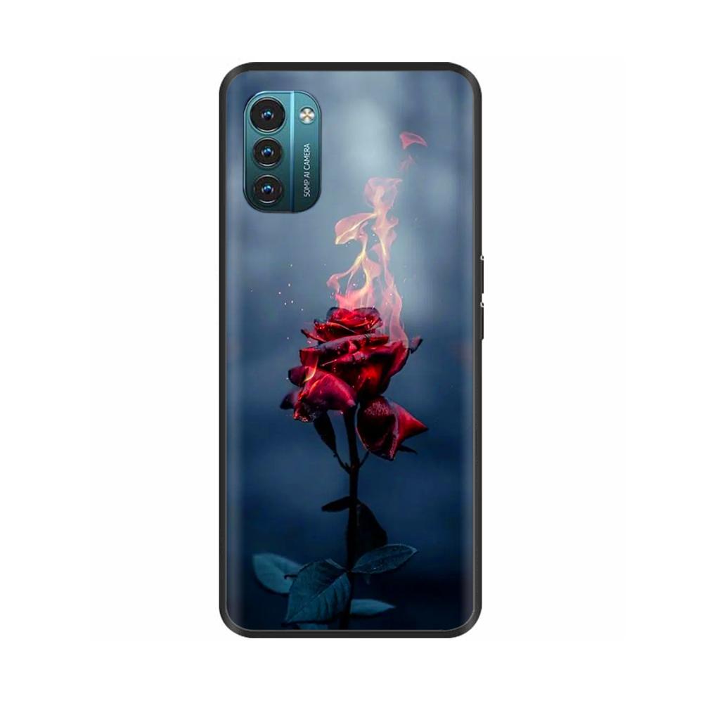 For Nokia G60 5G Case Painted Black TPU Silicone Soft Phone Cover for Nokia G60 Back Cases Bumper Shockproof Shell Cover Carcasa