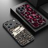Яркий чехол с леопардовым принтом для iPhone 17 Pro Max Чехол iPhone 16 15 14 13 Pro Max 17E Магнитный Для Magsafe Тонкое кольцо Гибридный TPU+PC Матовая крышка