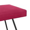 Bench Wine Red 110 x 40 x 45 cm Velvet