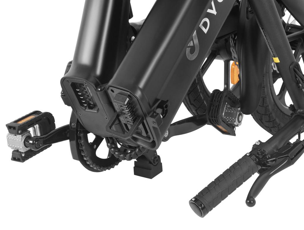 DYU A16 38V 250W Lightweight Magnesium Alloy Commuter Electric Bicycle - 55km Pedal Assist, Foldable, Equipped with Dual Disc Brakes