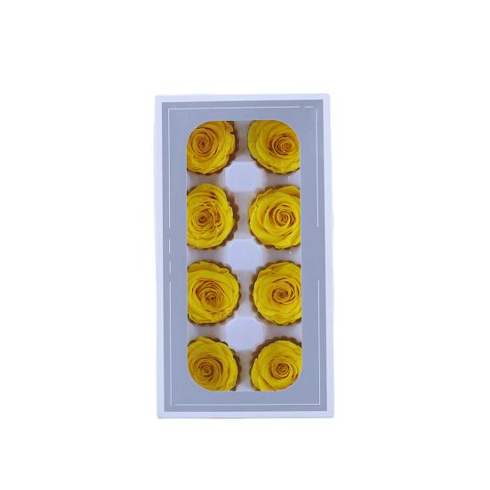 Yousheng 8 шт. консервированная роза красота неувядающая реалистичная вечная цветочная композиция подарок для украшения домашней вечеринки