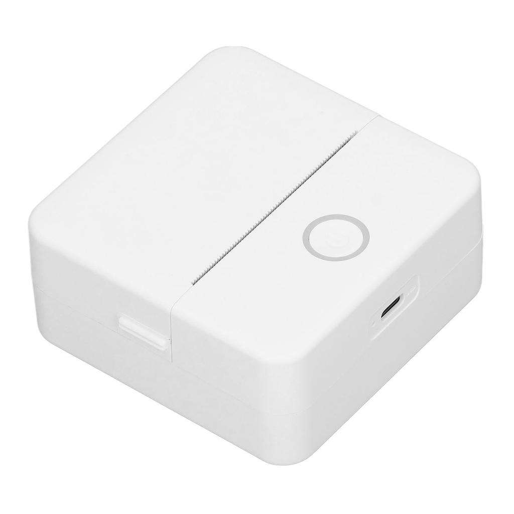 Mini Thermal Printer Portable Pocket Tool for Student with Paper Roll Charging Cable