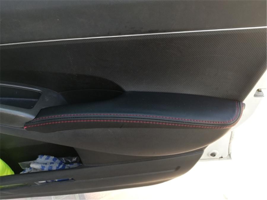 Для Honda Civic 8-го поколения 2006 2007 2008 2009 2010 2011 2 шт. Накладка на панель подлокотника задней двери автомобиля из микрофибры