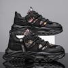2025 new spring breathable net shoes trendy brand versatile casual sports shoes student non-slip height increase trendy men's dad shoes