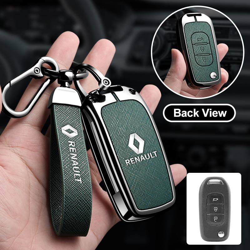 For Renault 2026 New Hub Caps Leather Car Key Cover for Renault Austral Kadjar Clio Megane Captur Arrana Kolaos Zoe Scenic Dacia