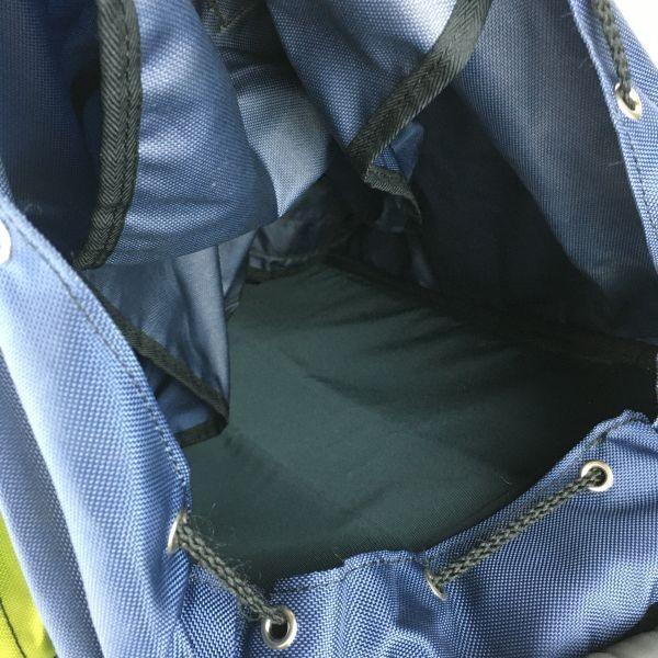 MILLET Climbing Backpack Blue Green Outdoor Bag Large Side Pockets(USED)