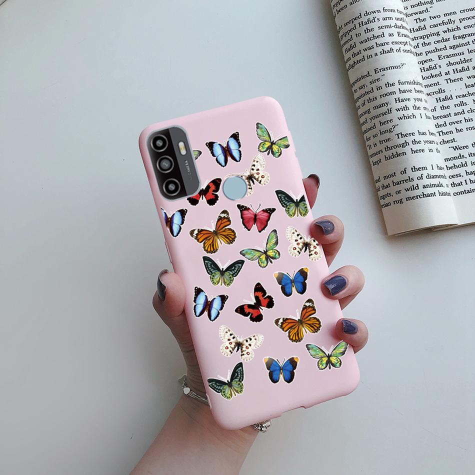 Чехол для OPPO A53S 2020 Мультяшный Coque Сердце Нарисованный Силиконовый Задняя Панель Телефона Для oppo a53s A 53s A53 s oppoa53 2020 Чехол-Ракушка