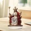 Jesus 2D Acrylic Sign Decorative Plaque Collectible with Base, Artwork Tabletop Decoration, Desktop