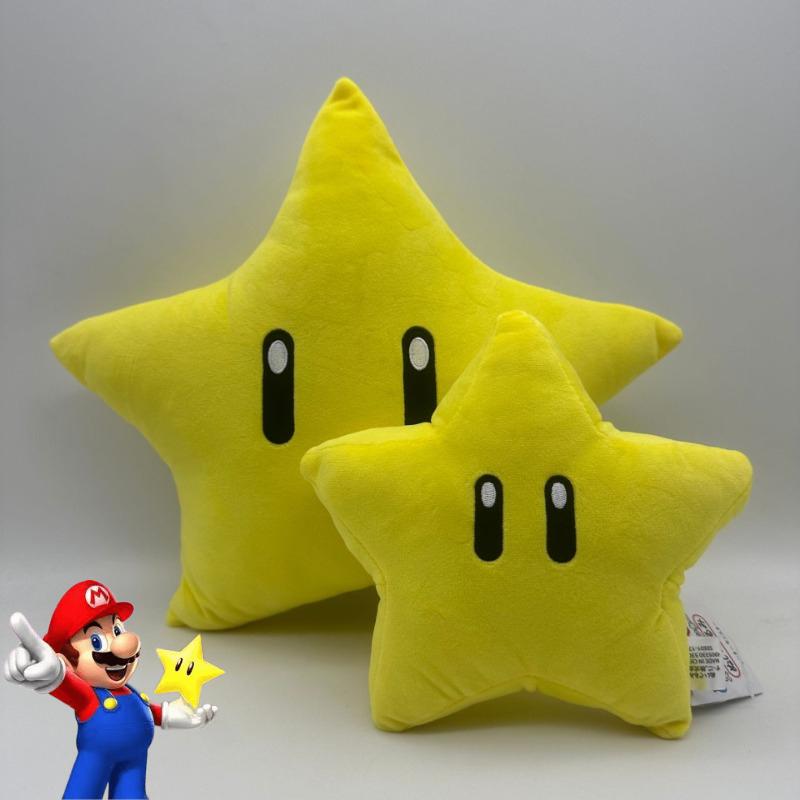 New Cute 19cm Marios Plush Toys Lumalee Anime Cosplay Stuffed Toy Sofa Cushion Decoration Toys Birthday Gifts