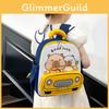 Cute Childrens Dual Shoulder Backpack For Kids With Capybara Pattern And Polyester Lining