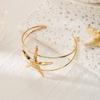 Conch Shell Open Arm Bangle Bohemian Armband Fashion Starfish Bracelet  Party