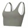 Solid Fitted Pullover Sports Tank Top Women Tops Gray DO6620-320