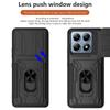 Чехол для Xiaomi 14T Pro PC+TPU с подставкой, задняя крышка для телефона со шторкой для камеры