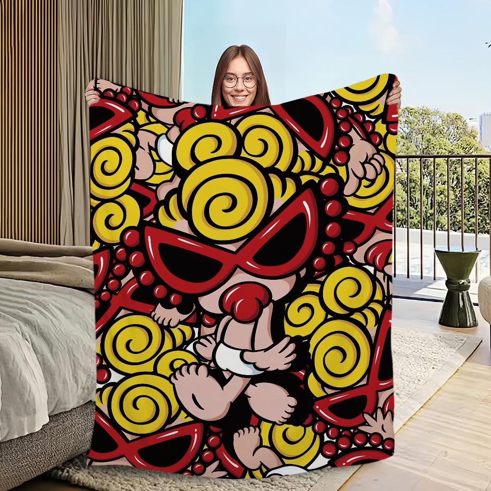 Fashion H-Hysteric M-Mini Blanket Blanket for Couch Sofa Travel Home Hiking Picni Bed Beding Flannel Blanket birthday gift