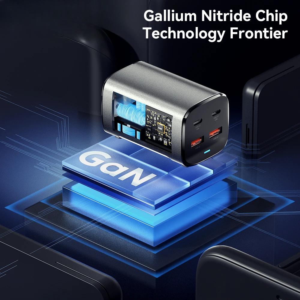 Зарядное устройство USB C GaN 67 Вт, настольное зарядное устройство, быстрая зарядка 4,0 QC 3,0 PD Type C, быстрая зарядка для ноутбука MacBook Samsung POPC iPhone 15