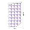 Harlequin Diamonds Wallpaper White and Lavender for Living Room and Bedroom 50x1000