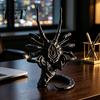 Hands Free Viewing Stand Sci-Fi Horror Theme Phone Holder, 3D Printed Unique Desk Ornament, Functional Art Creative Stable PLA for Home And